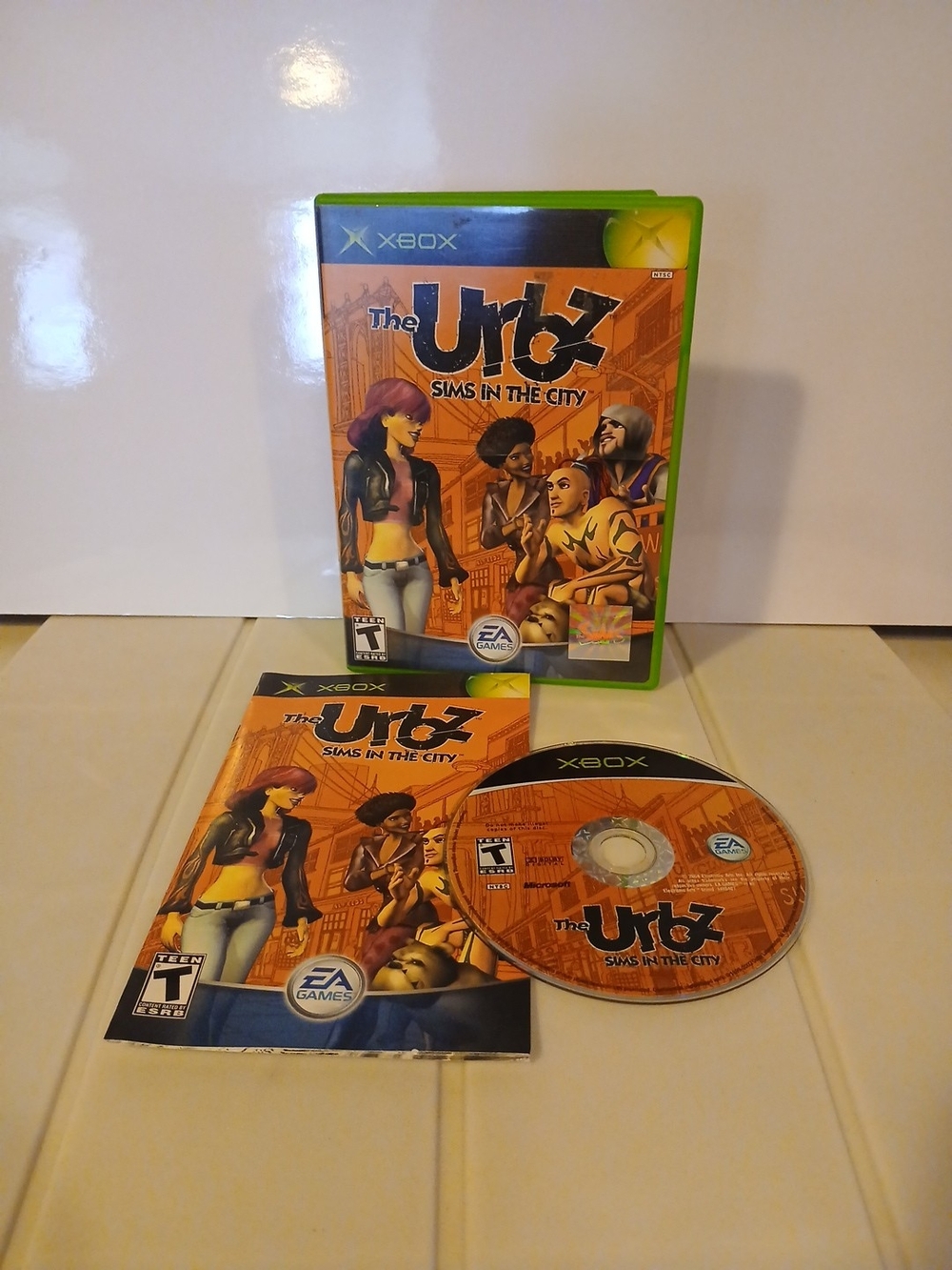 The Urbz: Sims in the City - Orange Game Case and Disc Xbox